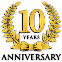 10 anni di attività